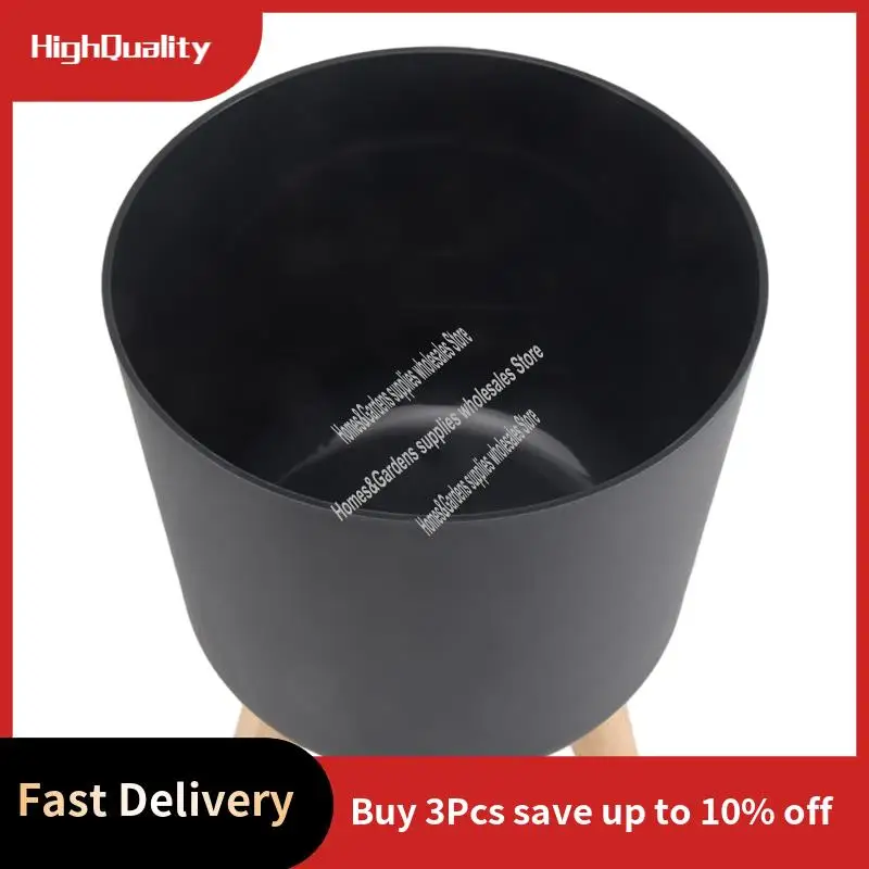 

Современные горшки для растений с деревянными ножками, держатель для спальни, гостиной, напольный горшок для цветов, домашний садовый горшок-HGSW