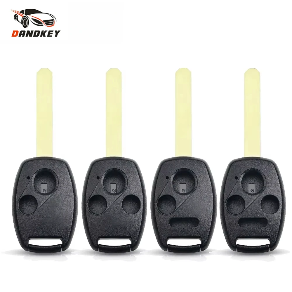 

Чехол для дистанционного ключа автомобиля Dandkey для Honda Accord CR-V Pilot Civic Insight Ridgeline 2003 2008 2009, брелок 2, 3, 4 кнопки, чехол для ключа