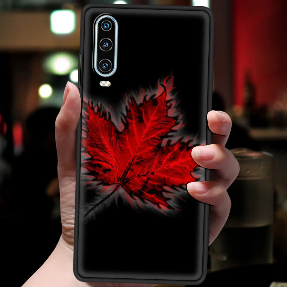 Canada Canadian Flag CA Leaf Phone Case For Huawei P50 P40 P30 Lite E P20 Pro Y9 Y6 2019 P Smart 2021 Z Y6p Y7 a Y9s Cover Coque