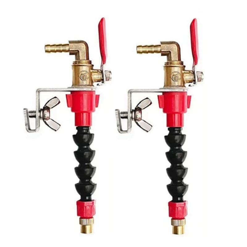 Dust Remover Water Sprayer System Nozzle Coolant Misting Dust-Proof for Brick Tile Cutting Machine Angle Grinder 2Pcs