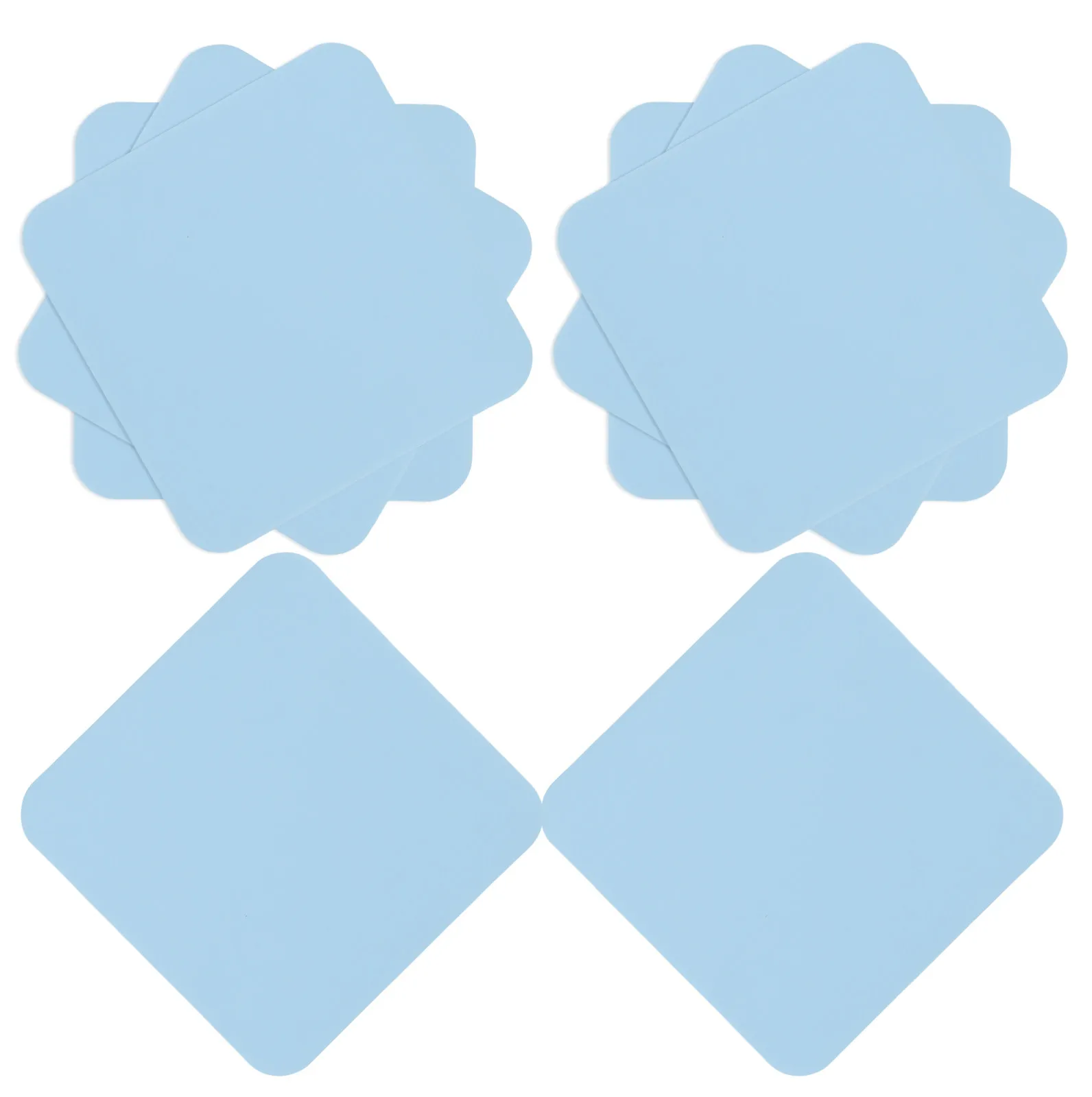 8Pcs Silicone Dish Pad Multi Function Pot Mat Heat Insulating Non Slip Countertop Table Protector for Kitchen Dining Hall Wok