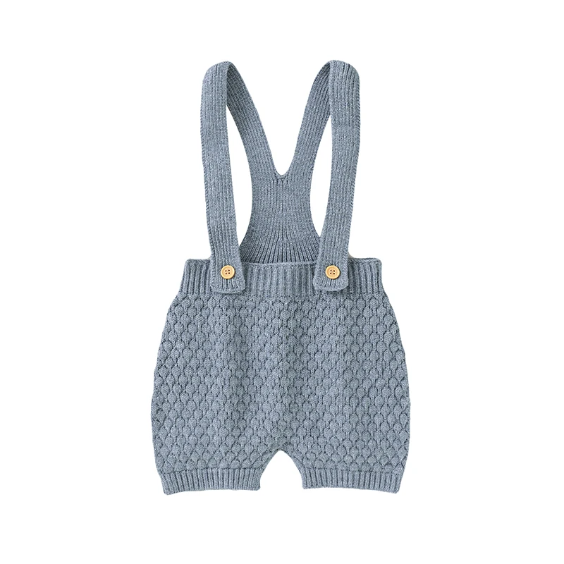 Baby Rompers Newborn Boy Girl Sleeveless Jumpsuits Sunsuits One Piece Infant Netural Solid Knitted Outfits Toddler Clothes 0-18m