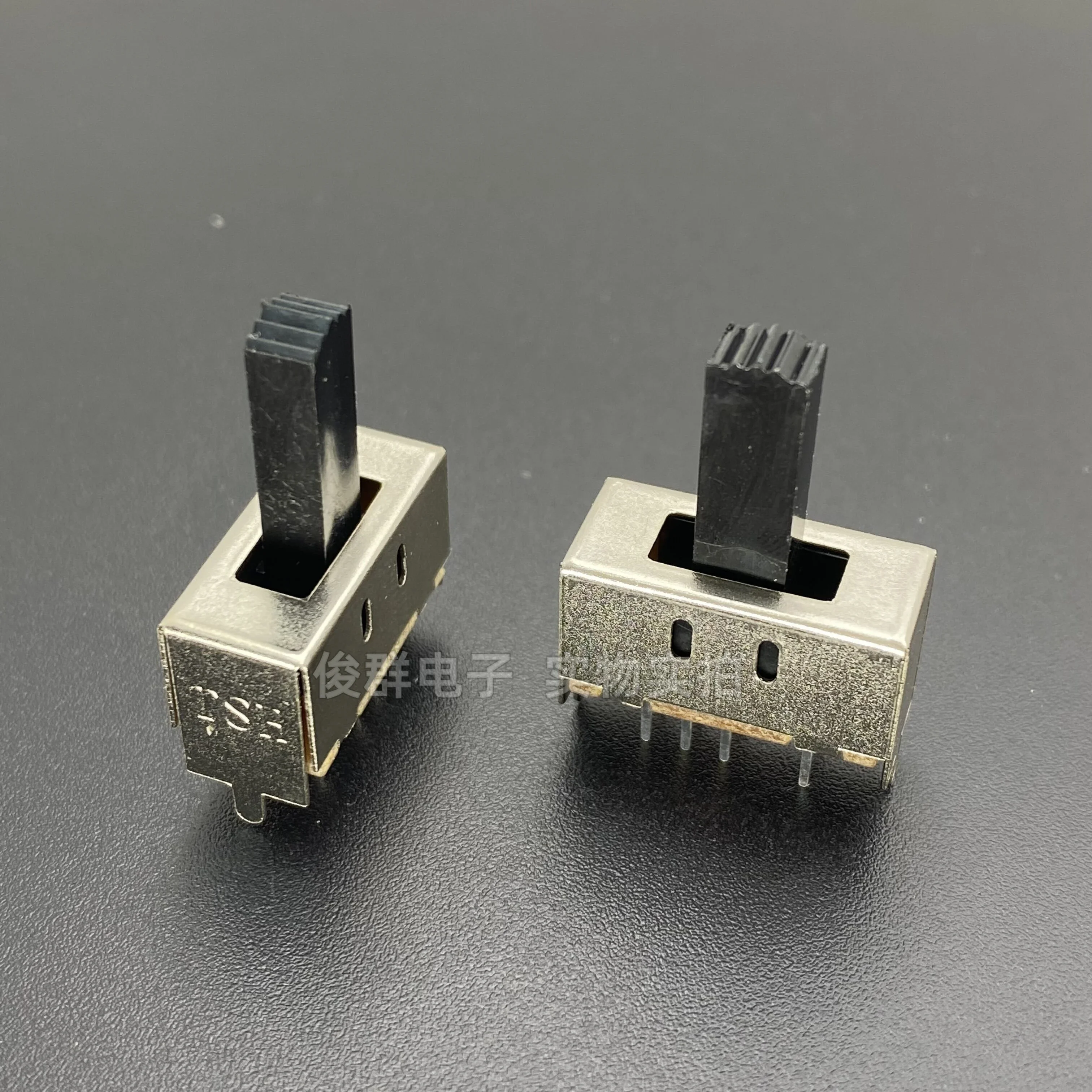 100pcs/ SS23E01G15 toggle slide switch 8 feet 3 gear buckle in-line vertical 2 fixed