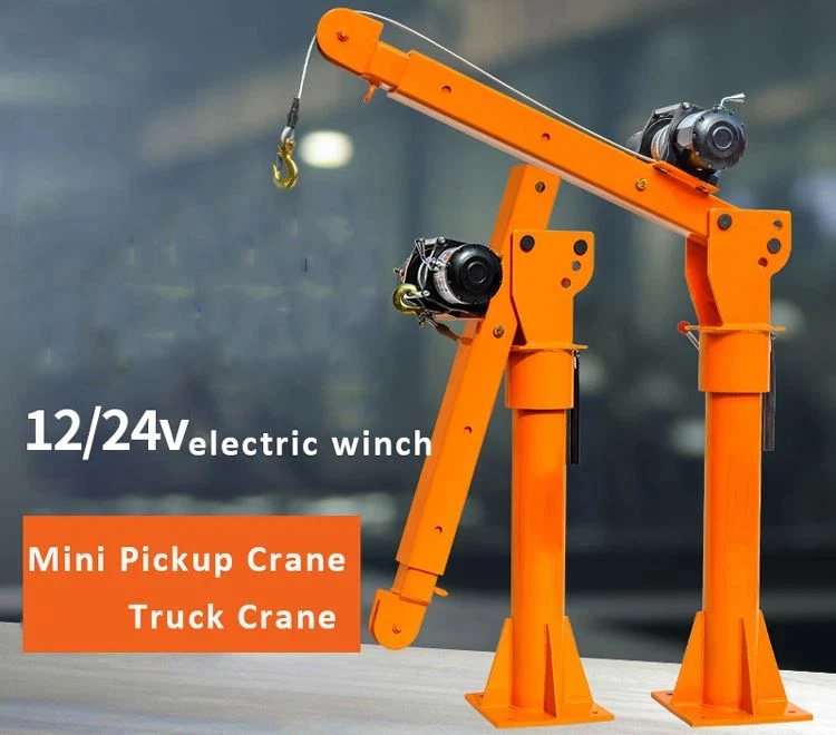 Factory Direct 500kg Column Mounted Lifting Swing JIB Crane Mini Pickup Crane With Hoist