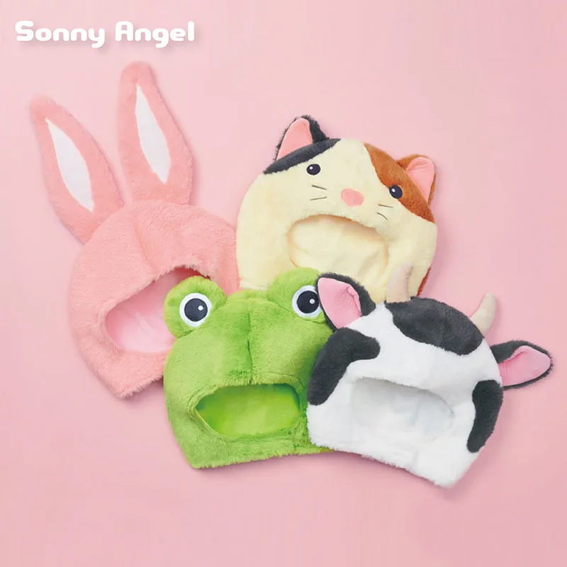 Costumi originali di Sonny Angel Cosplay di Halloween Animale carino Peluche Copricapo Cappelli Puntelli per fotografia Regalo creativo