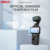 STARTRC 2pcs Tempered Glass Film for DJI Pocket 3 Sport Camera Accessories Lens Screen Protective Film Scratch-resistant Films