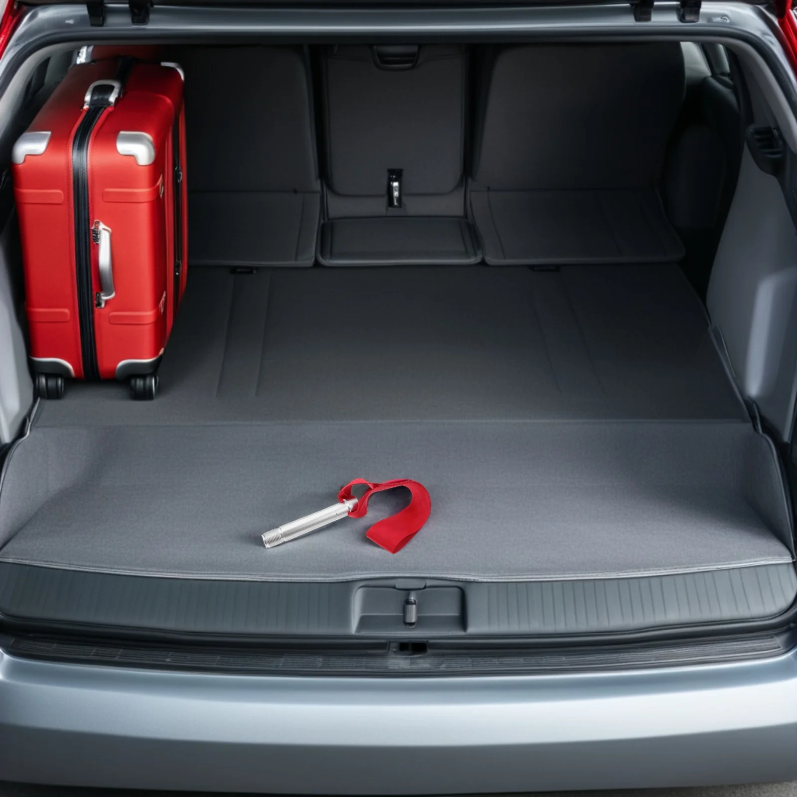 

Stylish Solid Color Racing Tow Hook Strap for Sports Vehicles Heavy Duty Bumper Mounting Towing Support High Strength Trailer