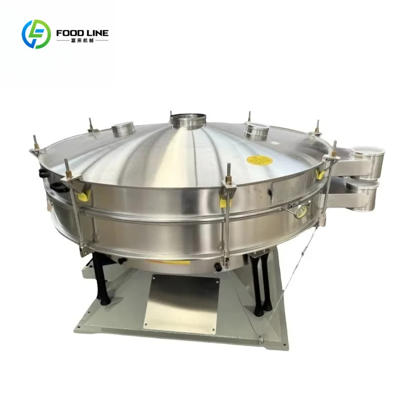 High Efficiency Rotary Drum Shaker Vibrating Screen Powdery Food Processing Industrial Commercial Sale Support Custom