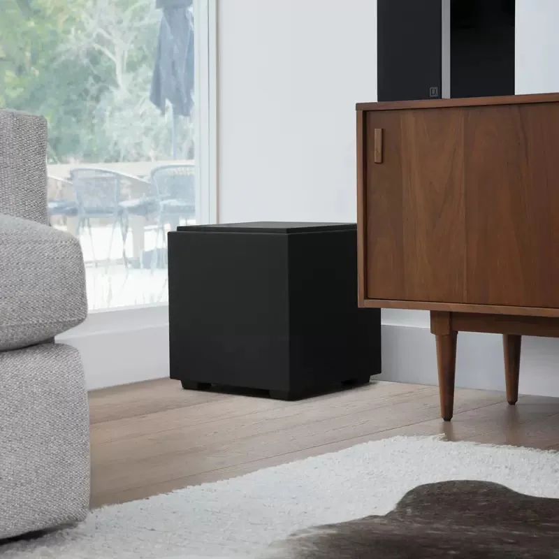 Home Theater Active Subwoofer 8 Inch + Dual Passive 8 Inch Heavy Subwoofer