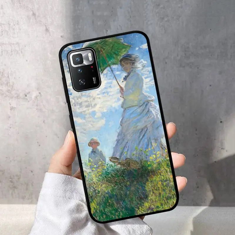 Claude Monet Impressionism Painter Phone Case for Redmi Note 8 7 9 4 6 pro max T X 5A 3 10 lite pro