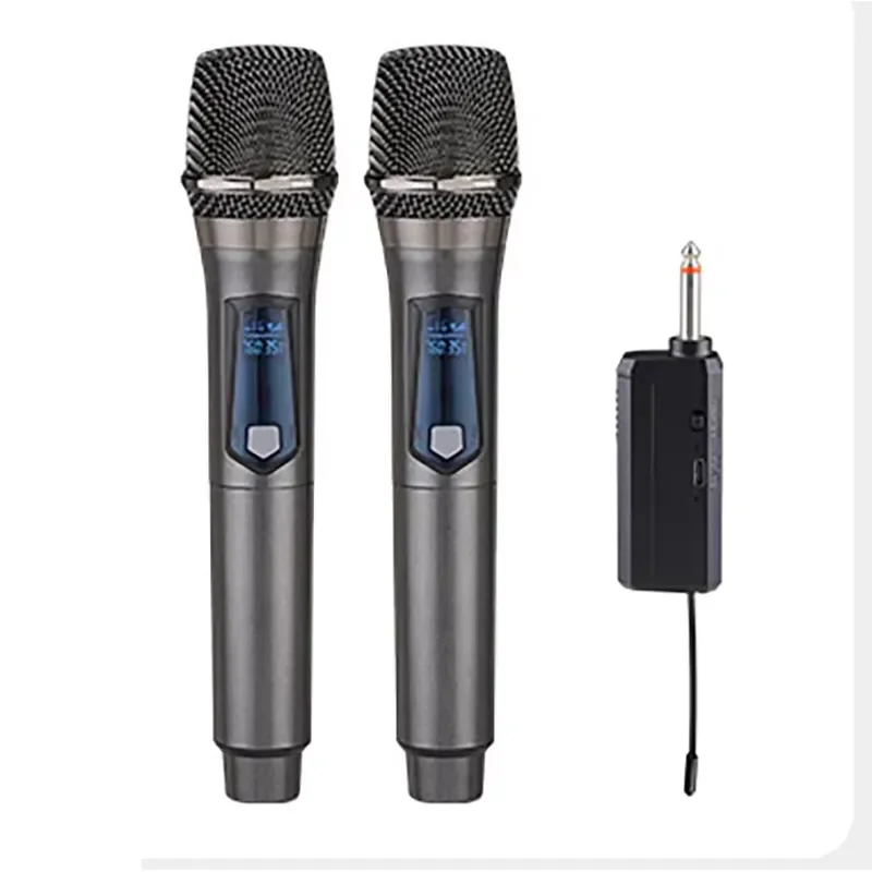 BOLRZO 2.4G professional condenser wireless microphone FM handheld microphone with anti-interference function