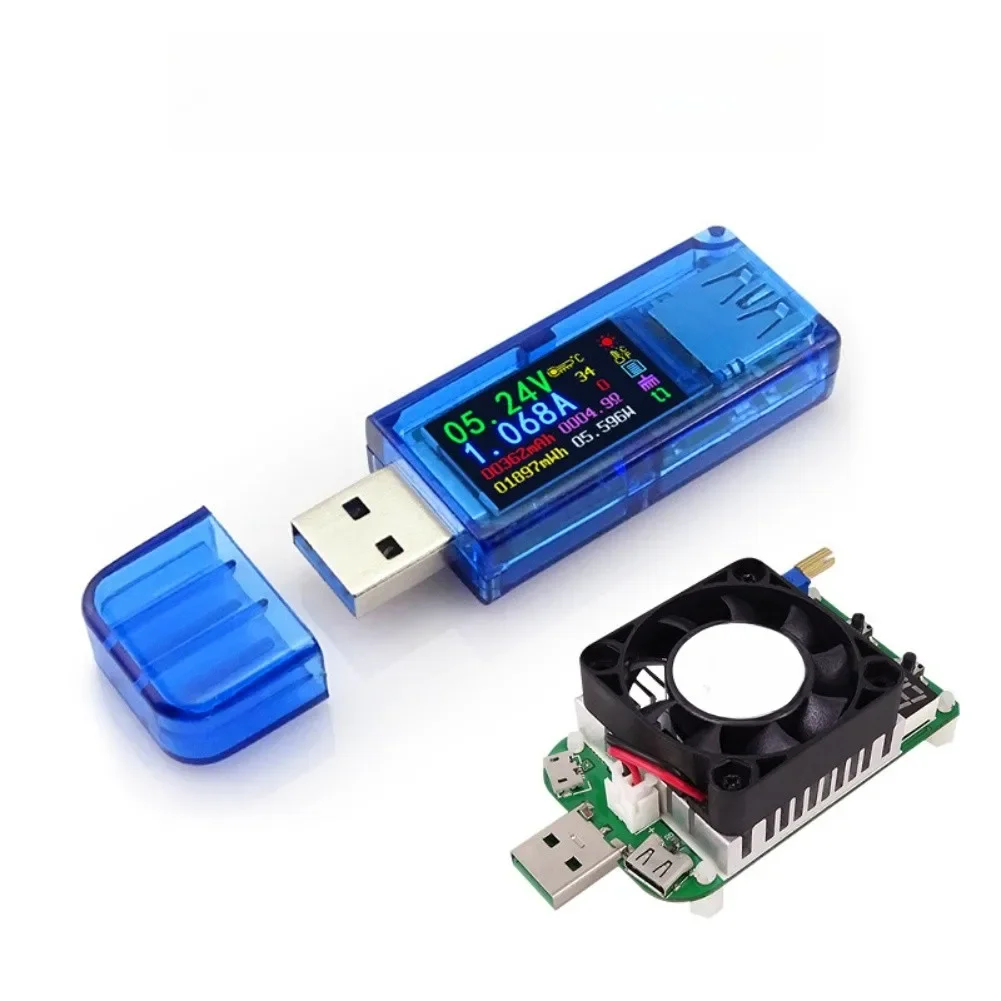 Data Storage Power Meter Fast Charge Identification Tool Voltage Regulator Battery Tester Power Energy Meter USB Tester
