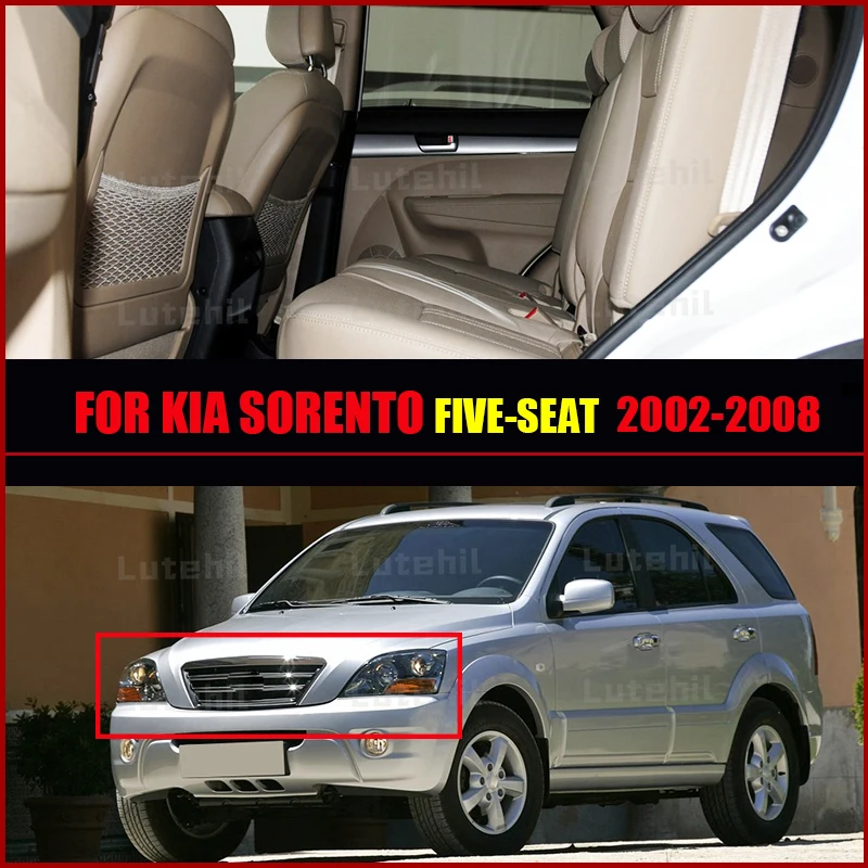 For Kia Sorento 5 Seats 2002-2008 Car Floor Mats All Weather Carpet Cover Floor Liners Interior Protector Accessories
