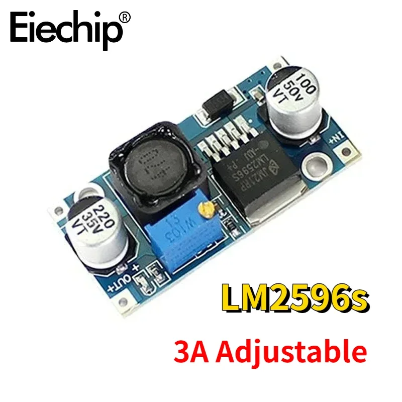 1pcs LM2596s DC-DC Step-down Power Supply Module 3A Adjustable Step-down Module LM2596 Voltage Regulator 24V 12V 5V 3V