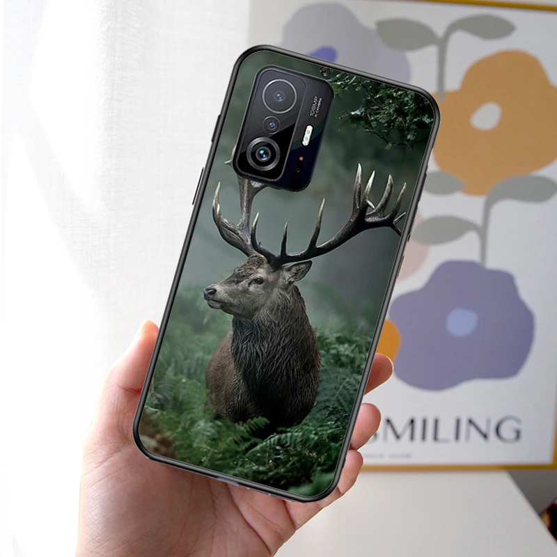 STUNNING DEER Animal Case For Xiaomi 12T 11T 13 Pro 12X 12 Lite Cover For POCO F5 X5 X3 Pro X4 F4 GT F3 M5s C40