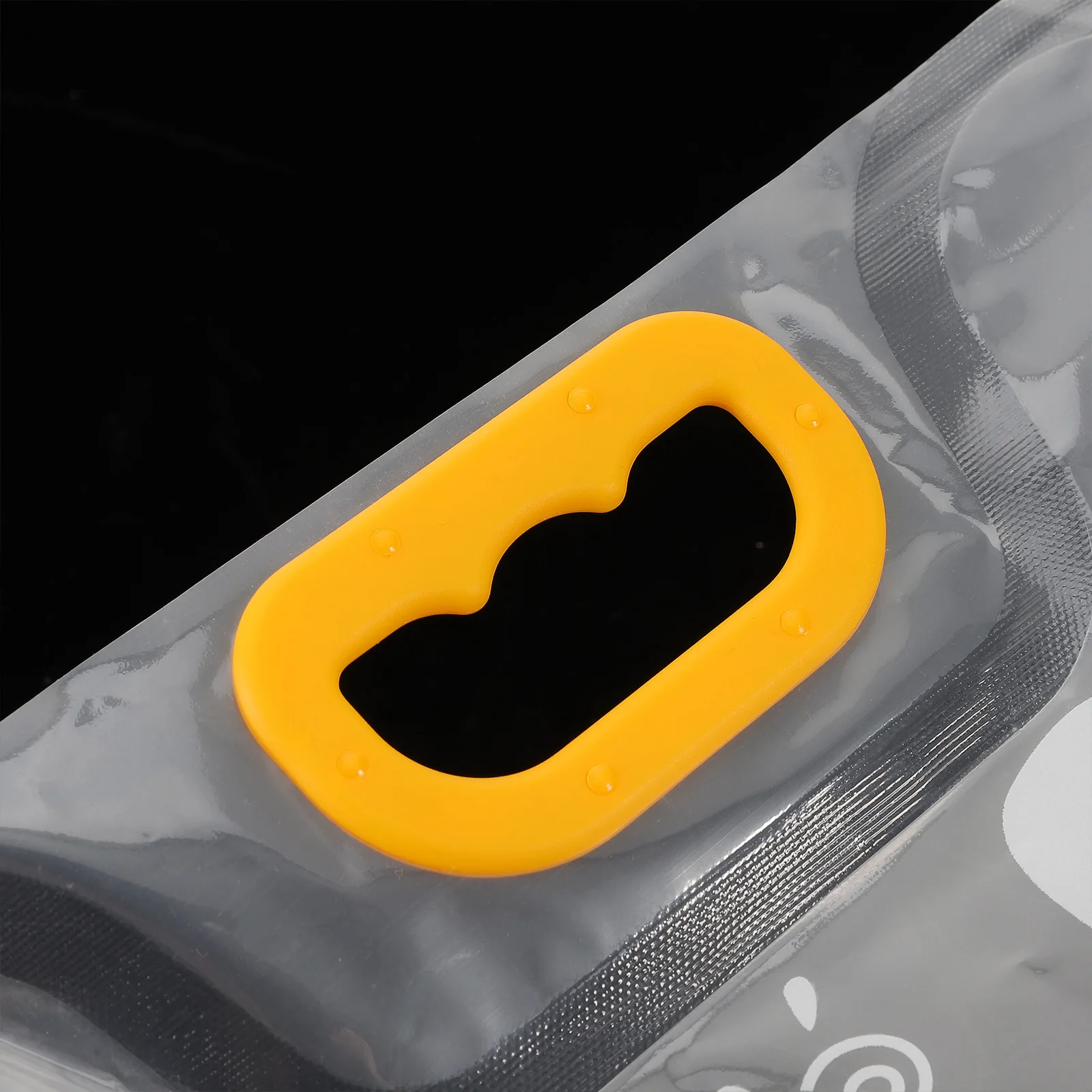 

3Pcs Airtight Dried Food Bags with Screw Seal Lid for Home Kitchen Use Clear Containers Stand Up Bags