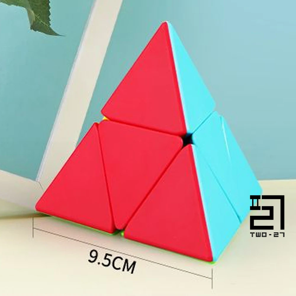 

QiYi 2*2 Piramid Cube QuiYi Hungarian Triangle Two Qi Yi Speed 2 on 2 x2 Piraminx Triangular QuYi Piramix Cubo 4 Color Pyramide