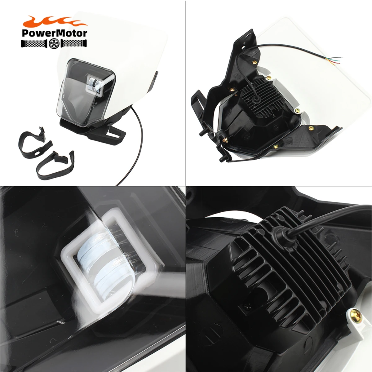 

New Motorcycle LED Headlight For Husqvarna TE FE FC FX FS TC TX 125 150 250 300 350 450 501 Dirt Bike Headlamp Motocross Parts