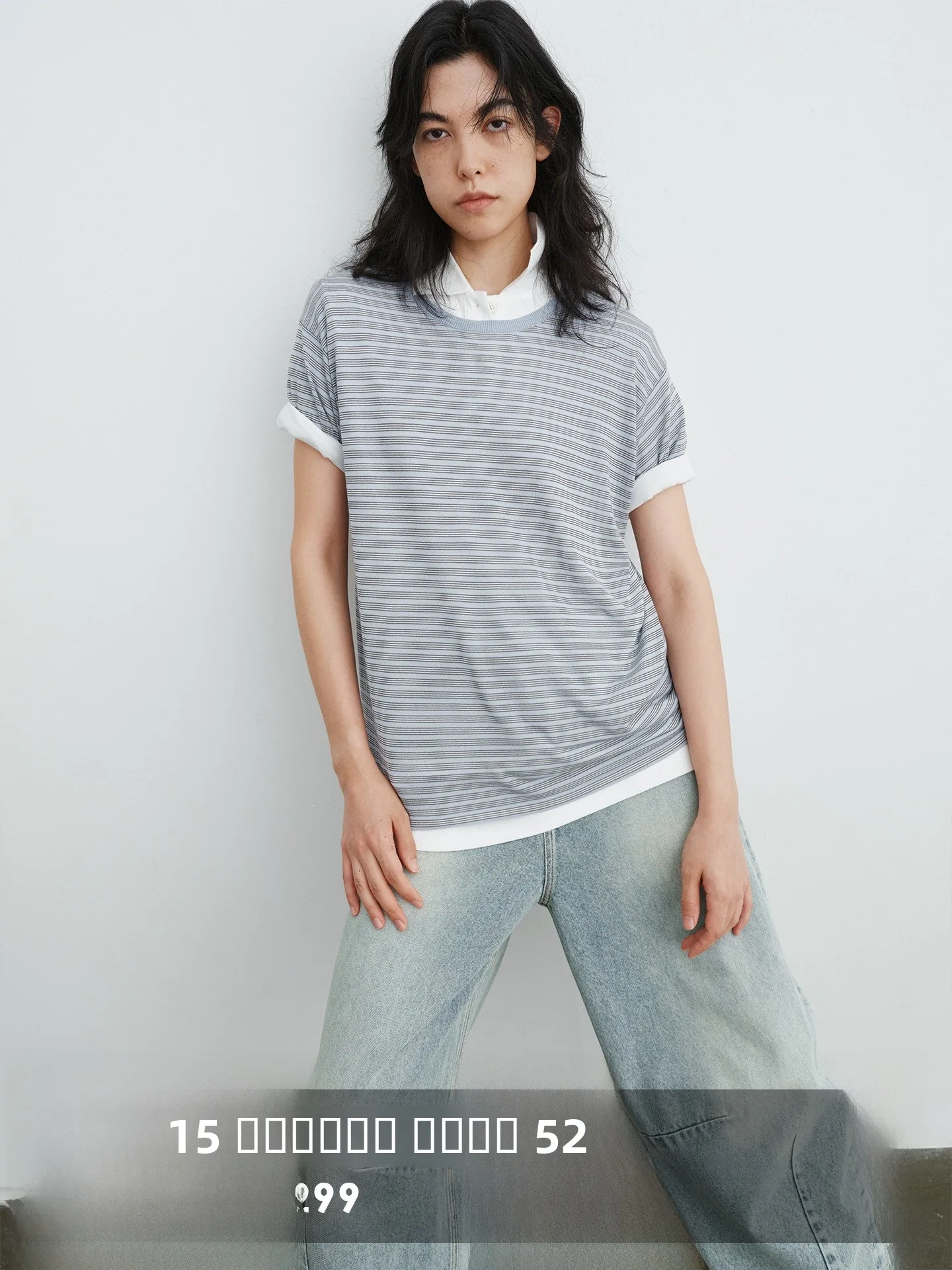 

Женский летний свитер Ayuko из лиоцелла, повседневный, в полоску, с контрастными вставками, вязаный, удлиненный, свободного кроя