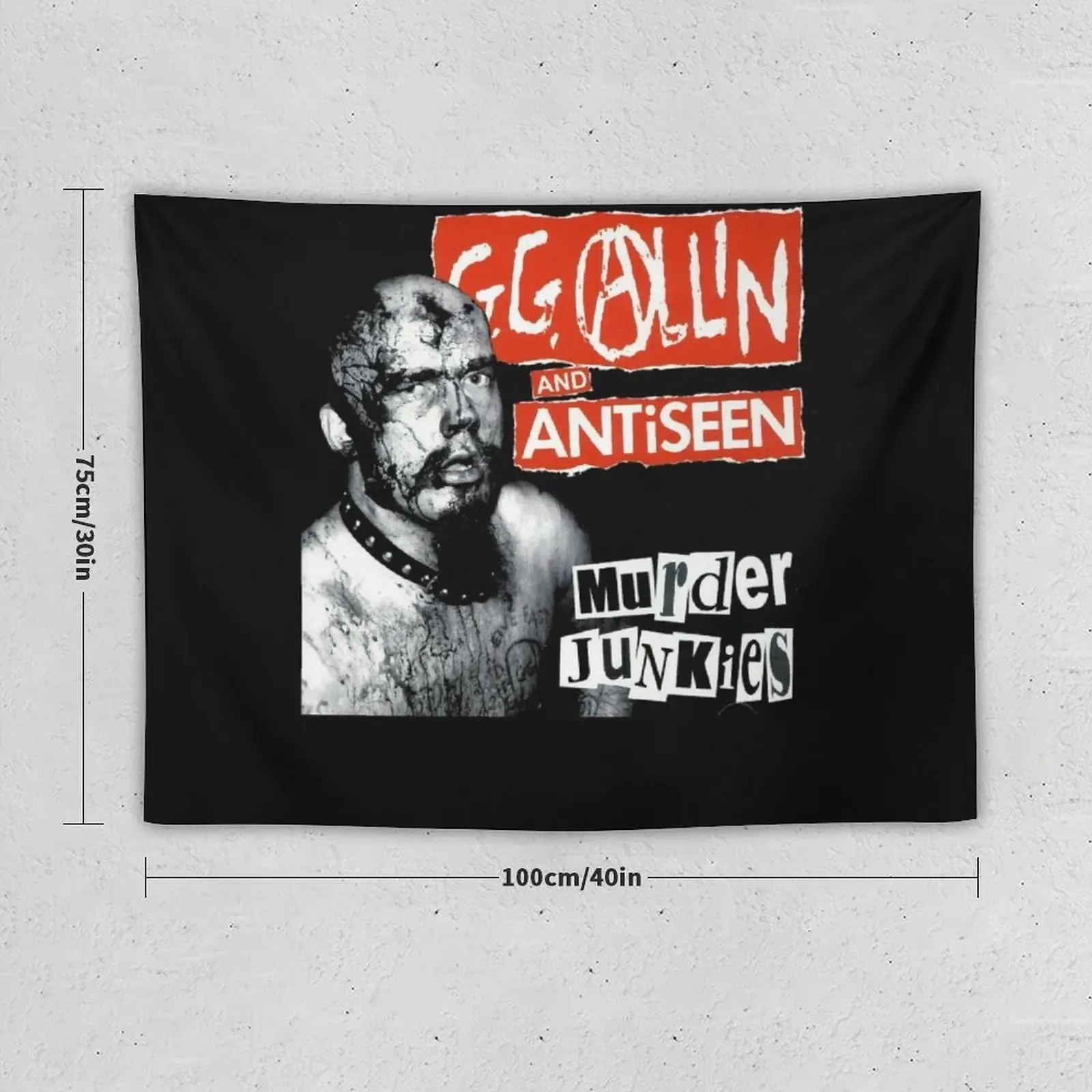 GG ALLIN (1) Tapestry Outdoor Decor On The Wall Room Decorations Aesthetic Tapestry