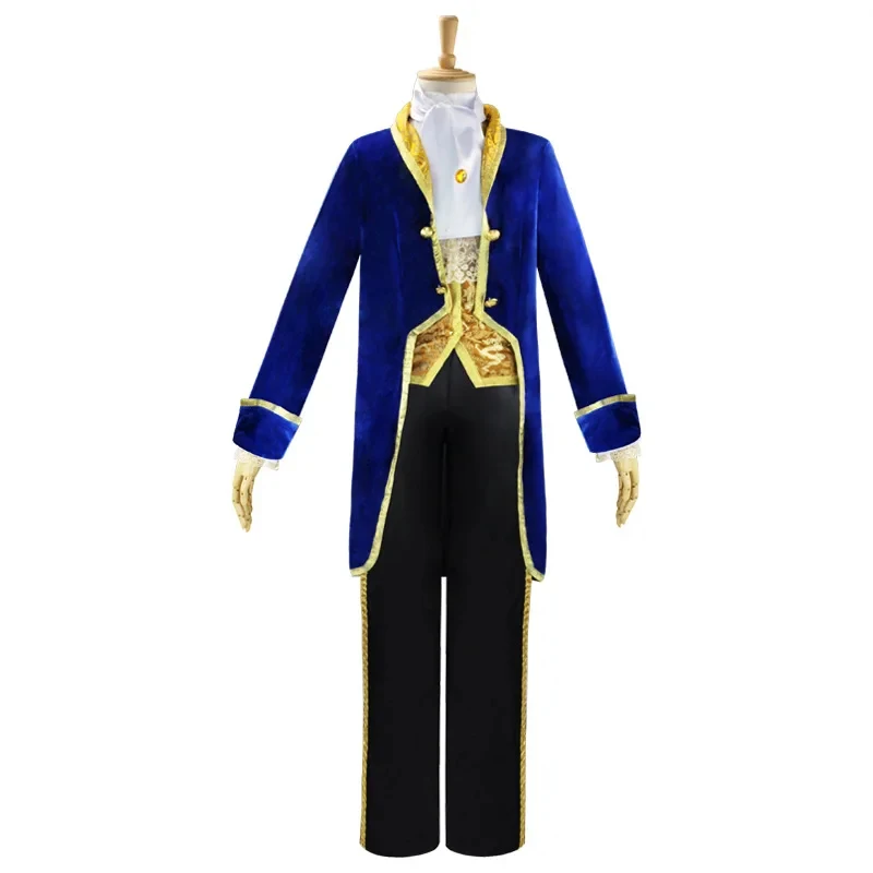 

ob Beauty and the Beast Cosplay Costumes Full Set Character Role Play Outfits for Halloween Carnival Theatrical Performanc 158gj