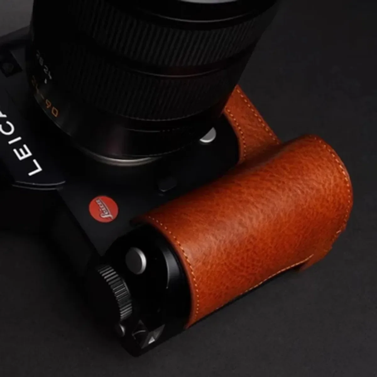 Genuine Real Leather Camera Bag Protect Case Cover Base Shoulder Belt Neck Strap for Leica SL Typ601 SL2 SL2S Camera Backpack