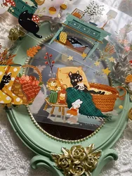 1 Loop 120cm Autumnal Element Lovely Cat PET Washi Tape DIY Decor Scrapbooking Journal Material Sticker