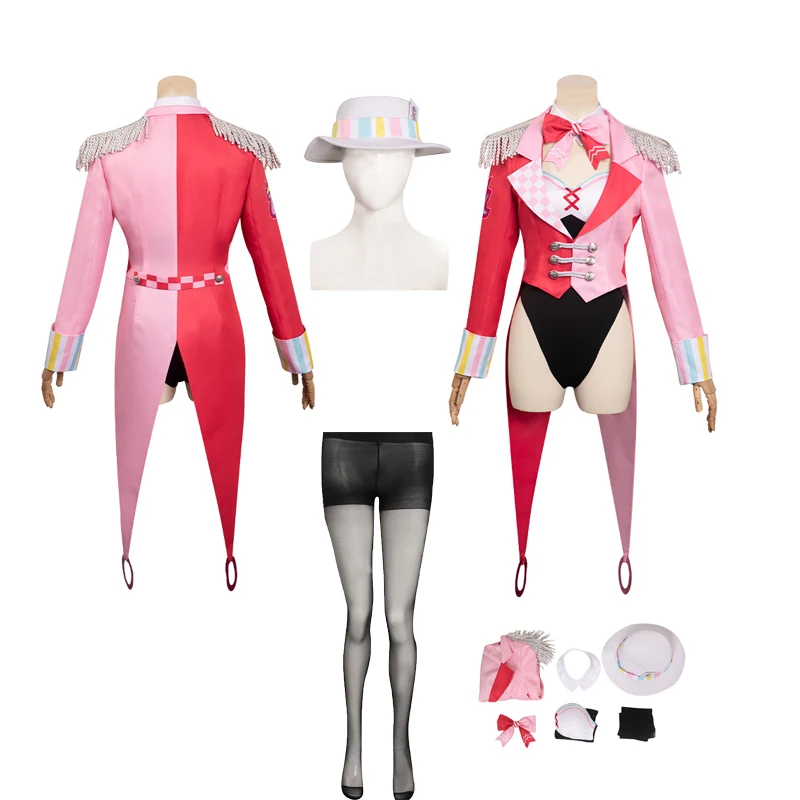 

Anime Uta Cosplay Costume Jumpsuit Coat Hat Full Set Fantasia Women Girls Outfits Halloween Carnival Party Role Play Suit