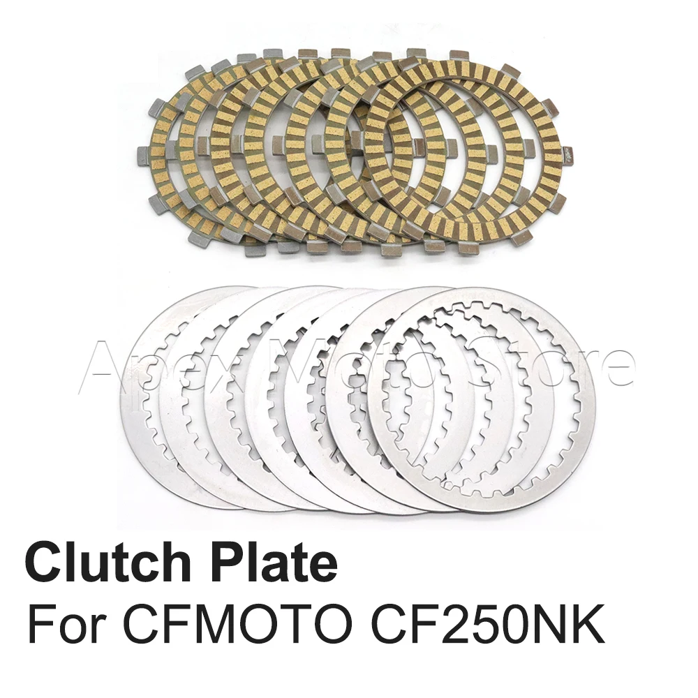 

Motorcycle Clutch Steel Friction Disc Plate Kit For CFMOTO CF250NK 250NK 250 NK CF 250NK CF 250 NK