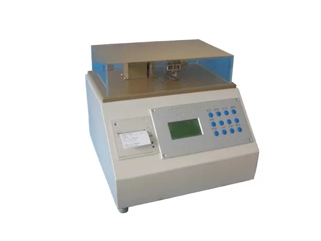 Digital display electronic stiffness tester for tensile plate deformation resistance