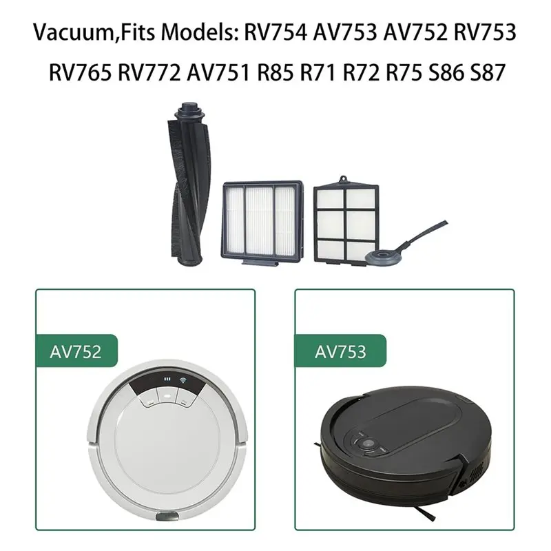 B25B For Shark Robot Vacuum Replacement Parts RV754 AV753 AV752 RV753 RV765 RV772 AV751 R85 R71 R72 R75 S86 S87