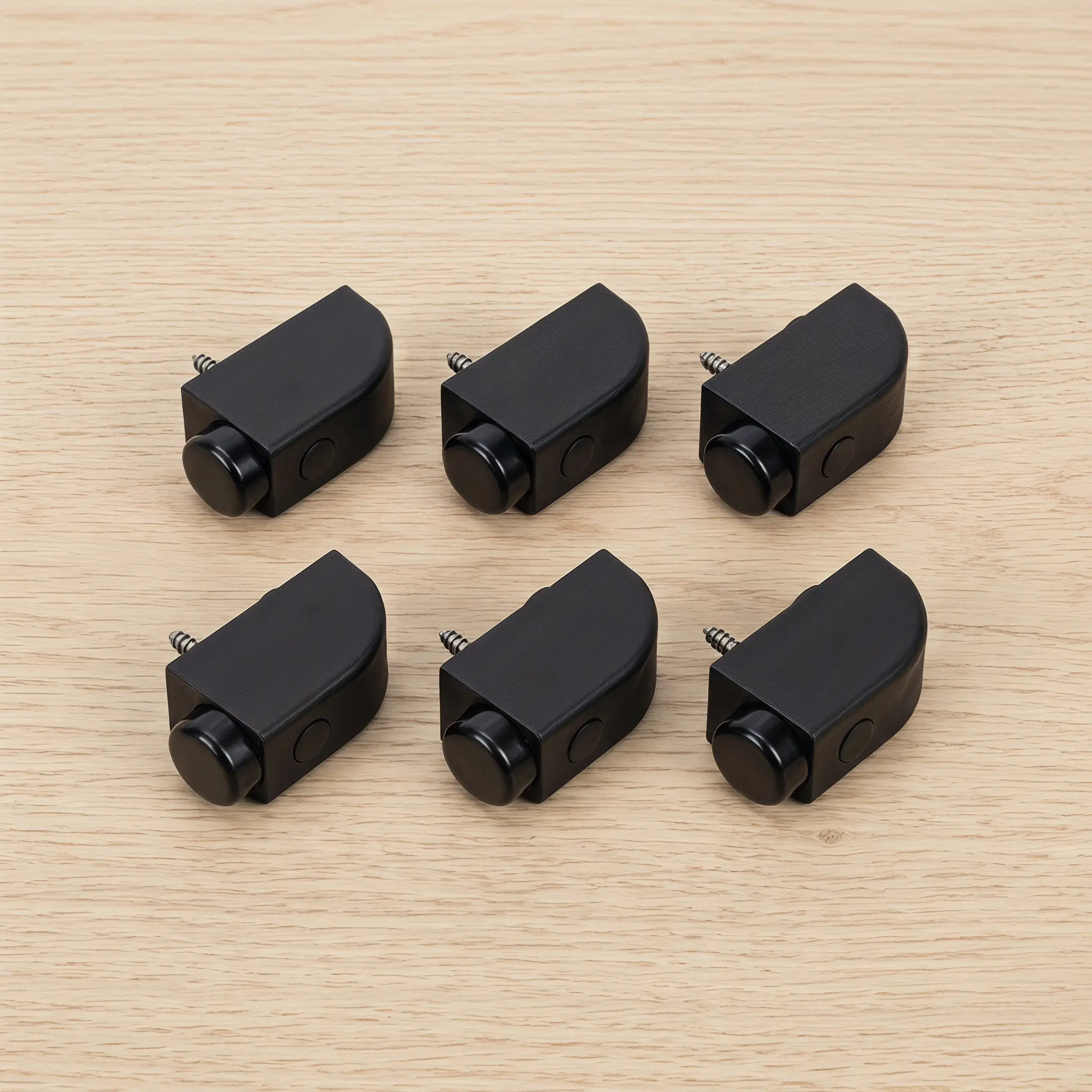 6Pcs Sliding Window Limiters White Adjustable Anti-Collision Window Locks Home Safety Restrictors for Aluminum Sliding Windows