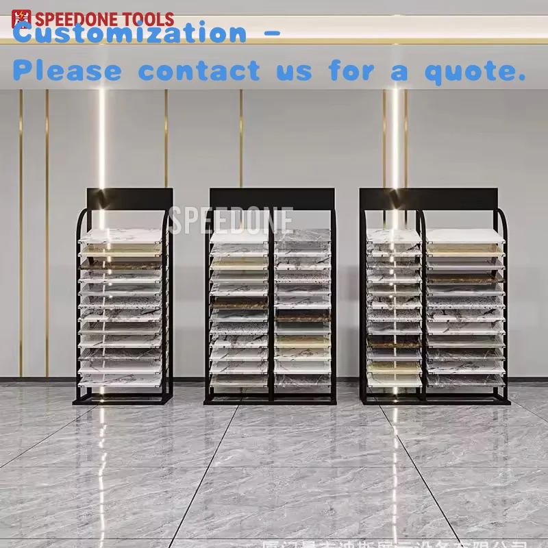 custom.Heavy Duty Flooring Metal Ceramic Tile Storage Display Rack Stand Lazed Slab Tile Display Racks Show