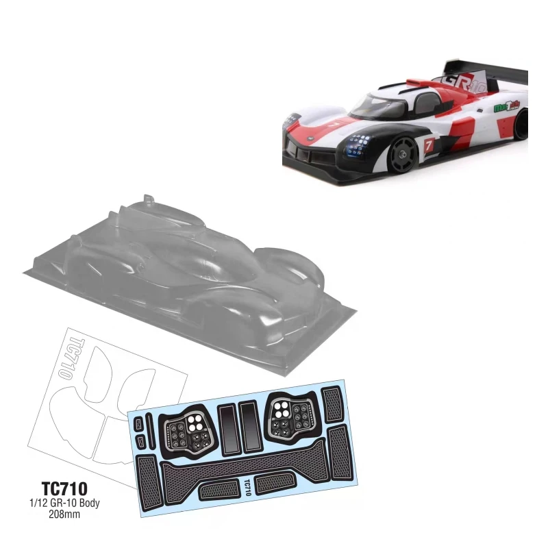 

TC710 RC автомобиль прозрачный корпус в масштабе 1/12 дорожный автомобиль Drift обновленная часть запасные аксессуары