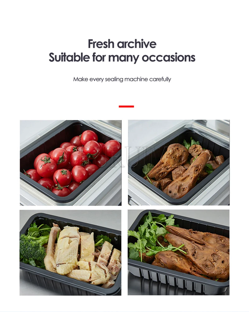 Take-out Lunch Box Hand Pressure Plastic Tray Sealing Machine Manual Food Tray Sealer Fresh-keeping Box Sealing