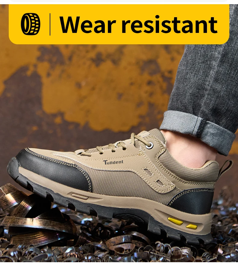 Neue Sicherheitsschuhe, Herren-Schutzschuhe, Arbeitsschuhe mit Schutz gegen Aufprall und Durchstich, Isolierte Schuhe, Arbeitsschutzstiefel – Detail 8