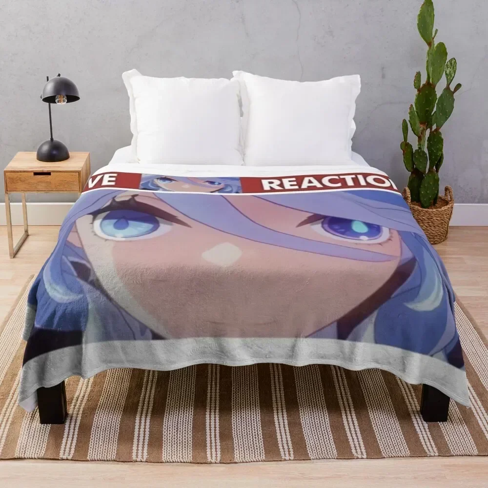 

Wide Furina Live Reaction Throw Blanket Luxury Thicken Retros Blankets for sofa christmas gifts Luxury Designer Blankets