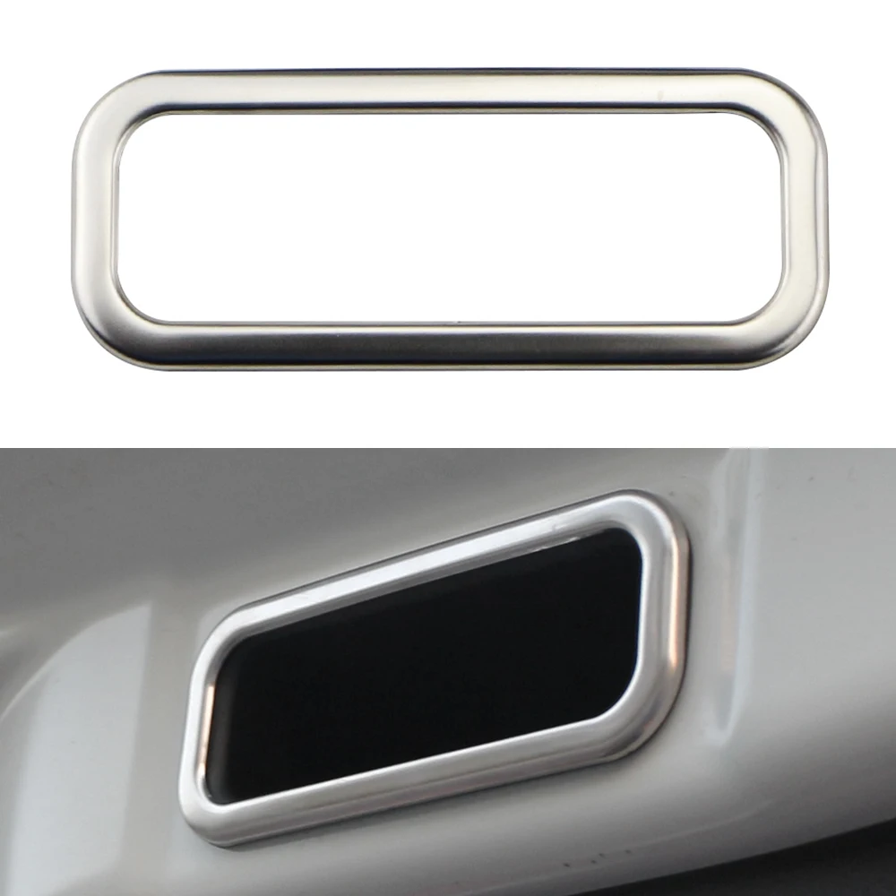 For Nissan Kicks 2017 -2023 Car Rear Trunk Door Handle Frame Decoration Cover Sticker Trim Styling Stainless Steel Accessories