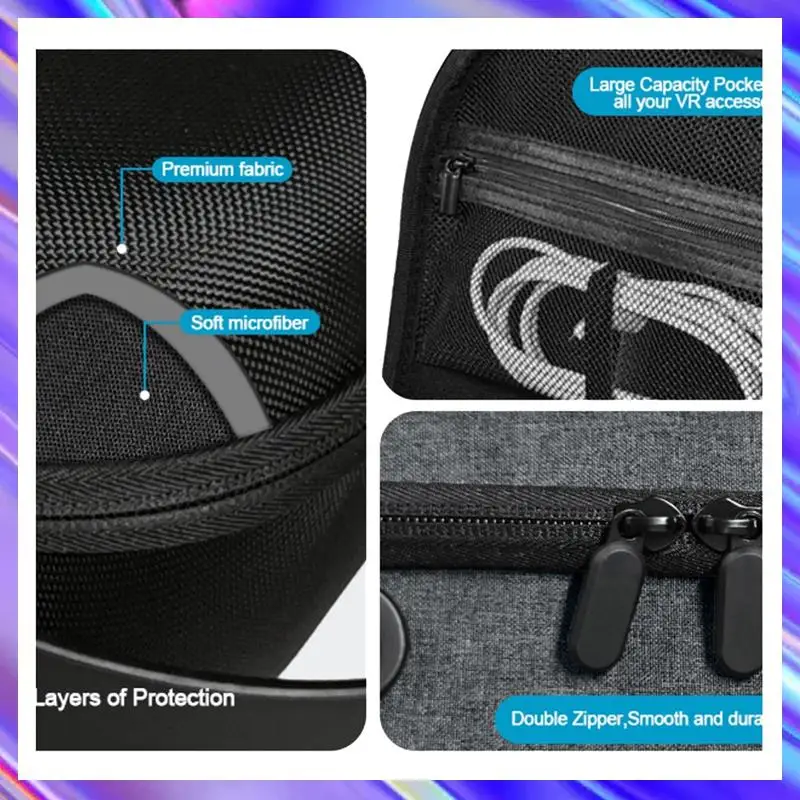 

M09K Carrying Case For Meta Quest 3S VR Gaming Headset Controller Travel Carry Case Bag For Oculus Quest 3S VR Accessories