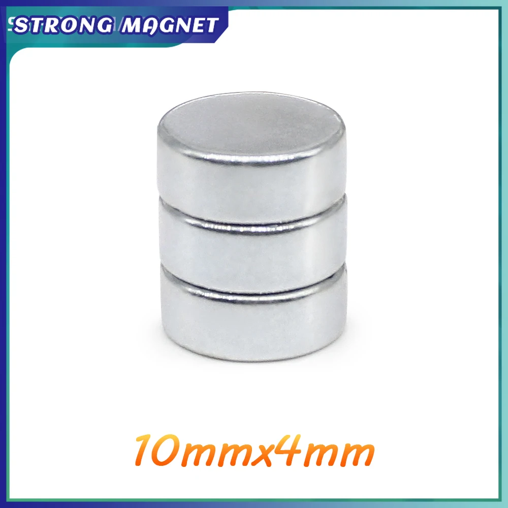 

10/20/50/100/150/200PCS 10x4 mm Disc Strong Powerful Magnetic Magnets N35 10x4mm Small Round Neodymium Permanent Magnet 10*4