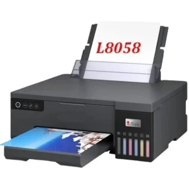 6 Color XP600 WIFI A4 Automatic Desktop PVC ID Card Sublimation Transfer Inkjet Printer L805/L8058 - New Arrival!