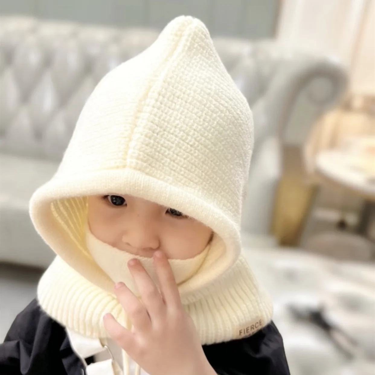 2 3 4 5 6 7 8 Years Old Baby Boys Girls Beanie Cap Super Warm Windproof Winter Balaclava Boonets Cap Knitted Hat