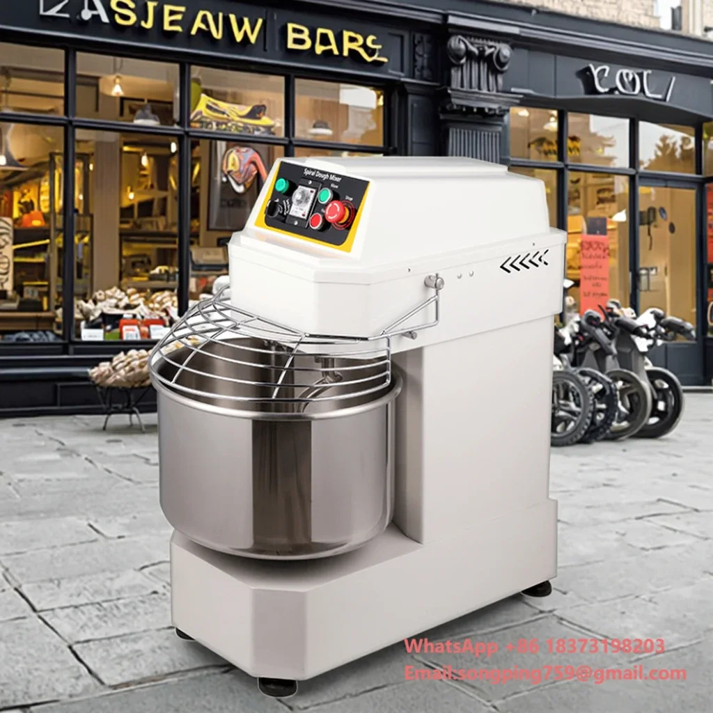 Commercial 8Kg Spiral Dough Mixer 110/220 Volt for Baking Kitchen Equipment