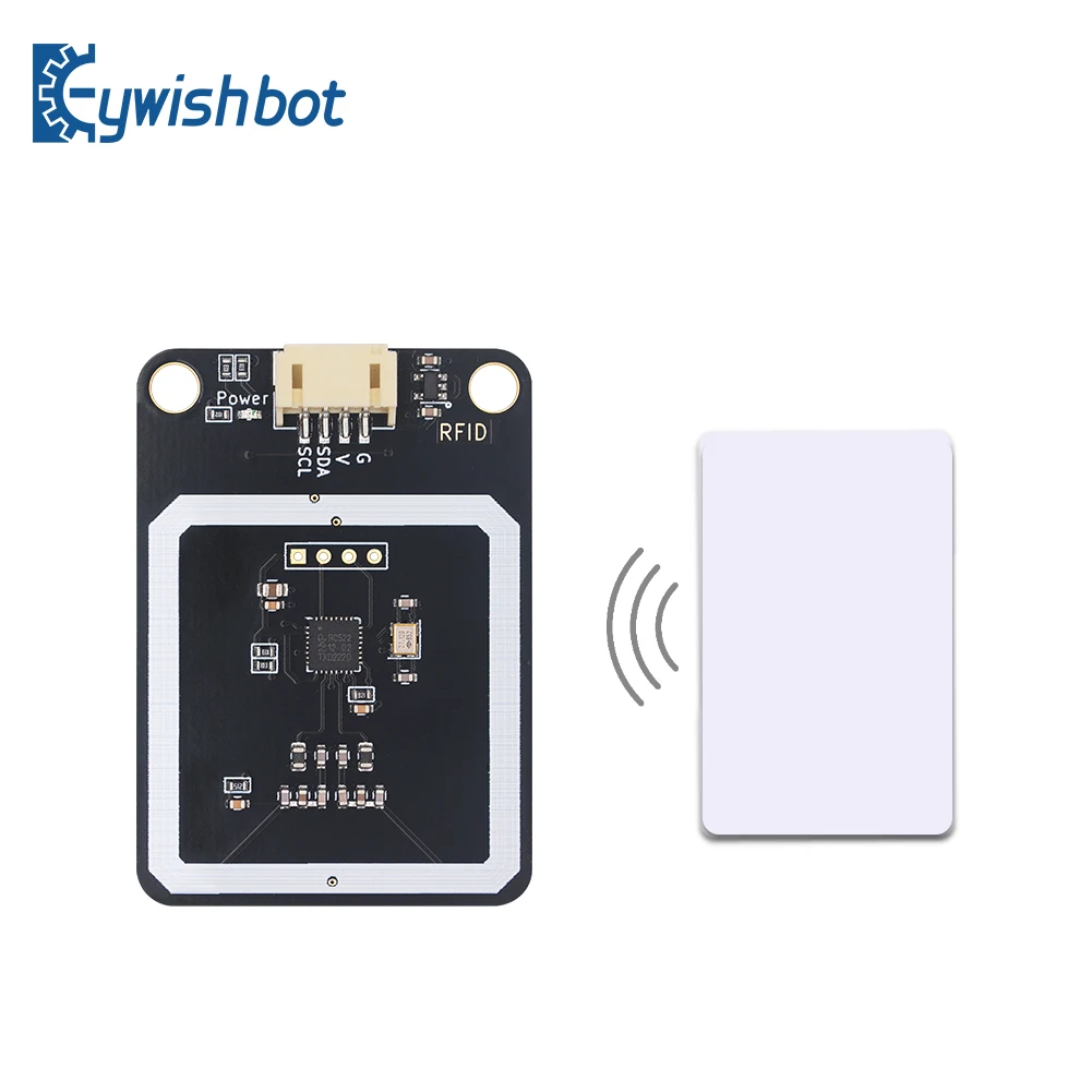 RFID Radio Frequency Identification RC522 IC Card Induction Reading and Swiping Module Compatible with Arduino Anti Reverse Con