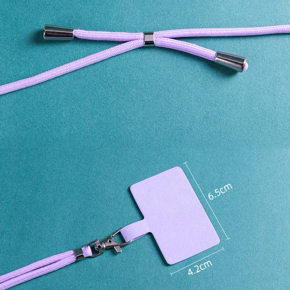 Prosty odpinany sznurek na telefon z regulowanym teleskopowym paskiem na szyję, uniwersalnym klipsem i uszczelką, zapobiegający zgubieniu, pasek do aparatu. — zdjęcie produktu 6