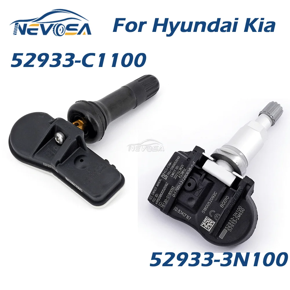 52933-C1100 52933-3N100 TPMS Sensor For Hyundai Accent Creta Sonata Equus Santa fe Tucson i20 i30 ix35 Sonata Kia Sorento Rio