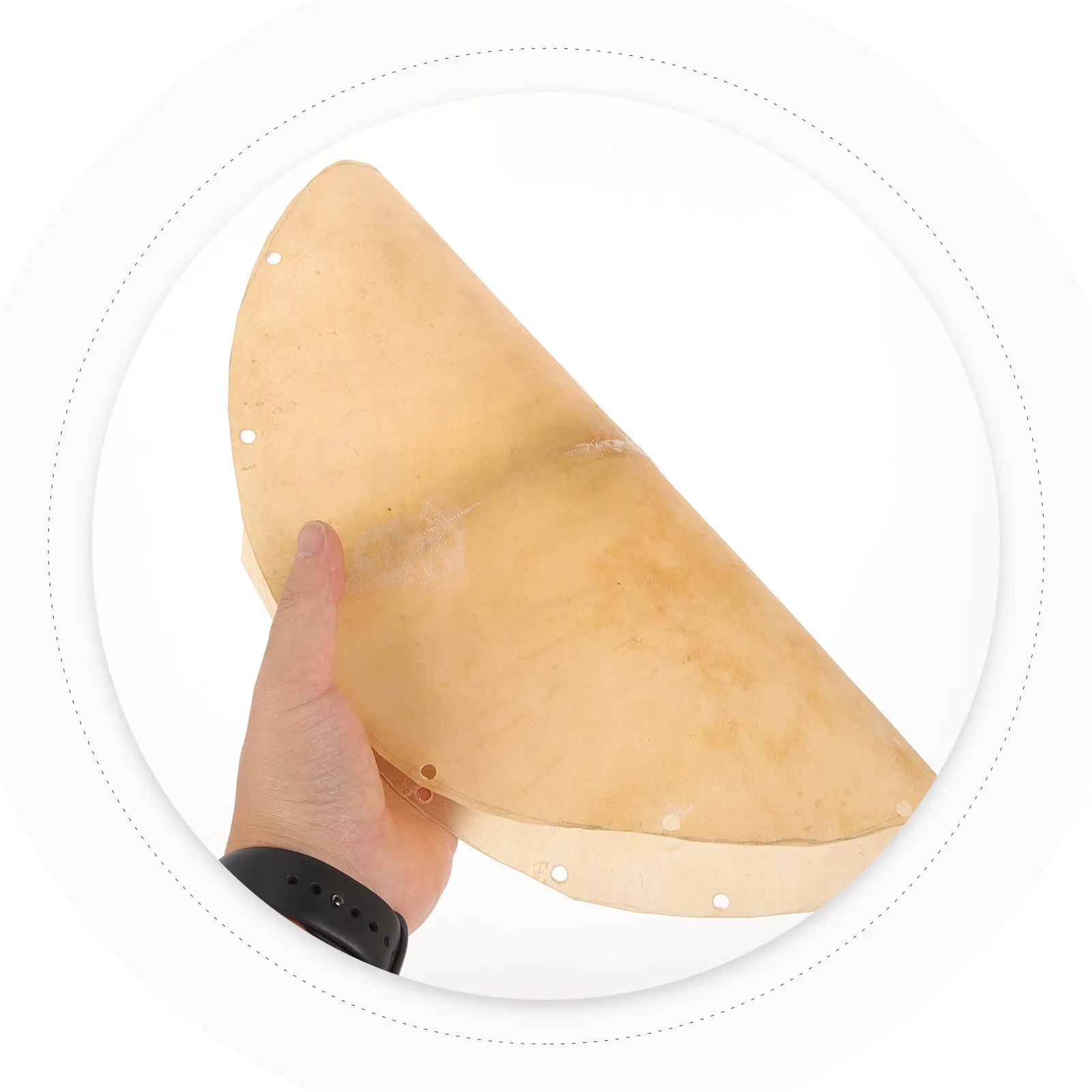 

Кожаная пленка для африканского барабана из овчины, 8 дюймов, с высокой прочностью и ярким звучанием, сменная запчасть