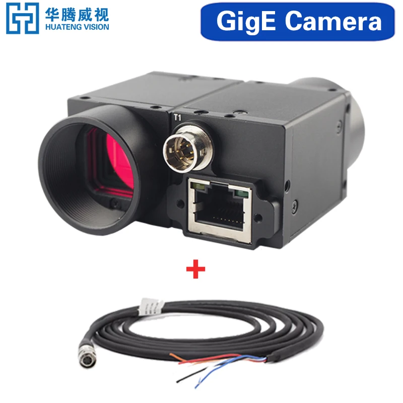 Machine Vision GigE Ethernet Area Scan Camera Global Shutter Color Mono C-Mouth Industrial Automation Detection Digital Cameras