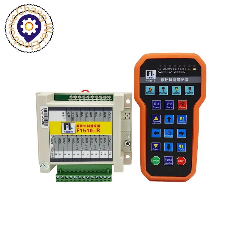 Mando a distancia inalámbrico de Plasma CNC, F1510-R + F1510-T, F2100B, F2100T, F2300A, F2300B, F2300AT, F2500B, último sistema de control