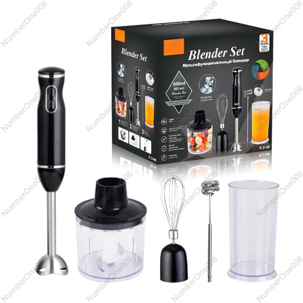 EU 5-in-1 Multifunctional Hand Blender Baby Food Electric Mixer Stick Juice Extractor Meat Grinder Kitchen Processor